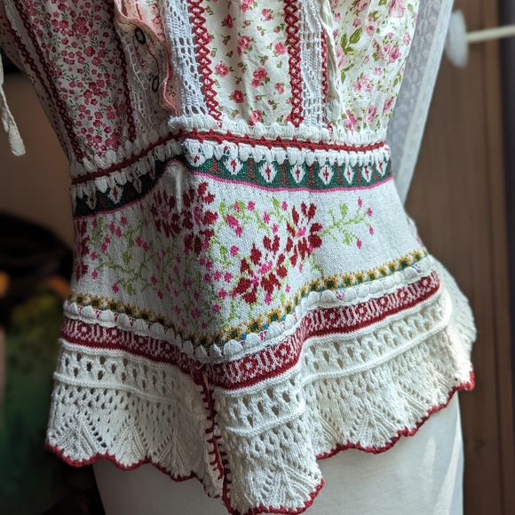 VTG CECILIA PRADO GORGEOUS BLOUSE XL (run smaller) - Picture 5 of 12